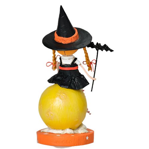 Mischief on the Moon Halloween Figurine by Lori Mitchell by Quirks! at Shirley Shoppe