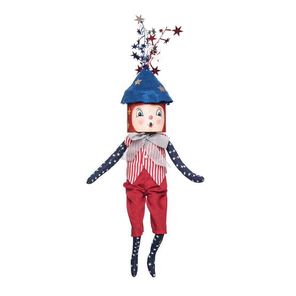 Mister Liberty Gathered Traditions Art Doll by Joe Spencer by Quirks! at Shirley Shoppe