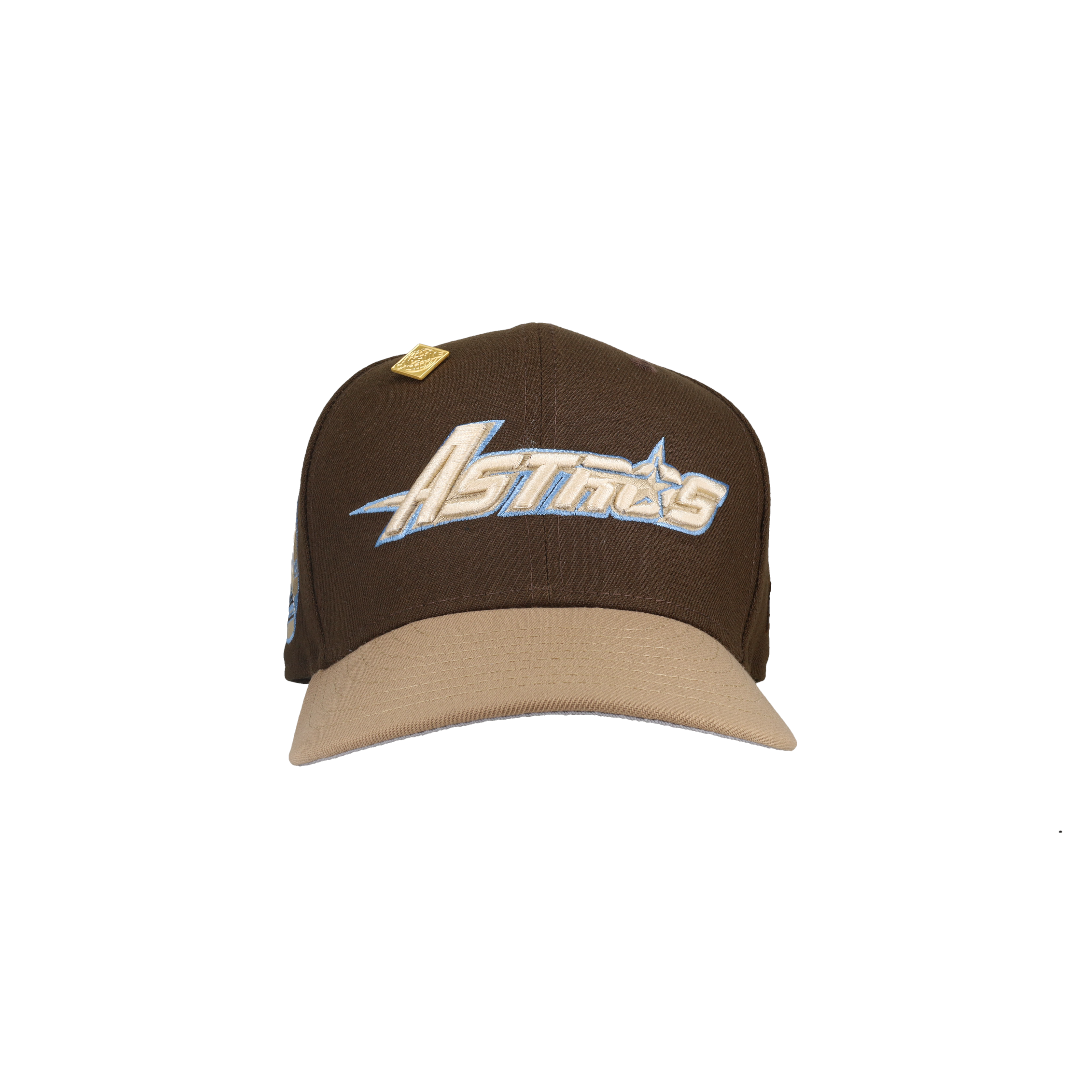 Houston Astros Script 35 Great Years Walnut/Khaki Fitted Hat