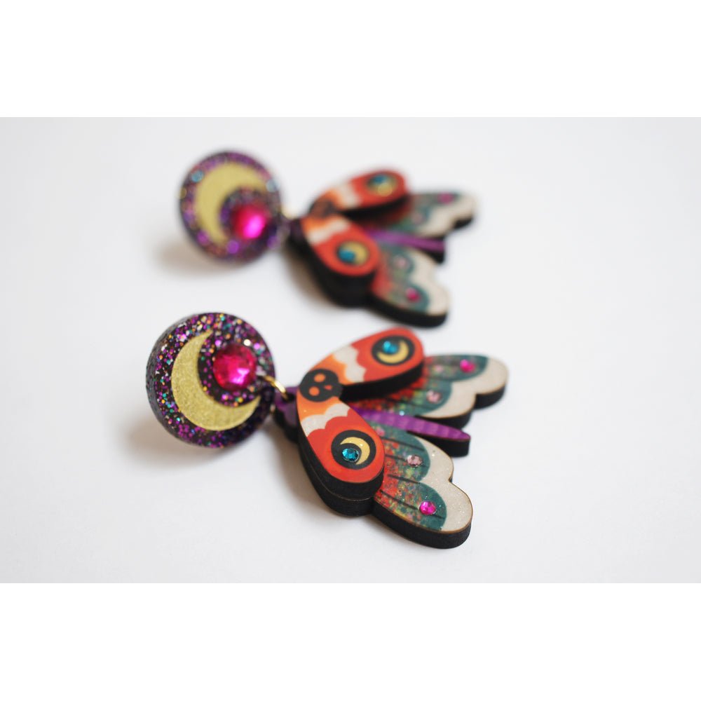 Moth Earrings by Laliblue by Quirks! at Shirley Shoppe