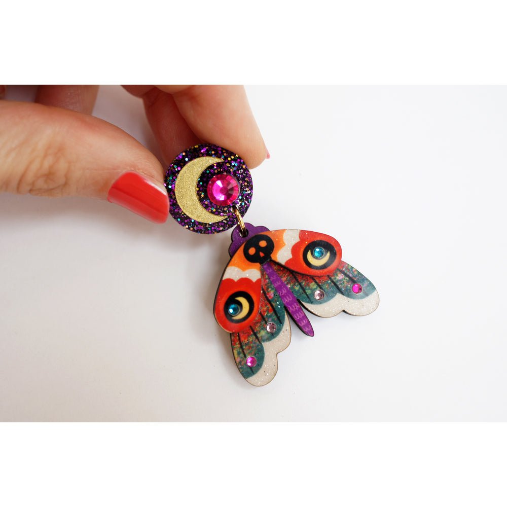 Moth Earrings by Laliblue by Quirks! at Shirley Shoppe