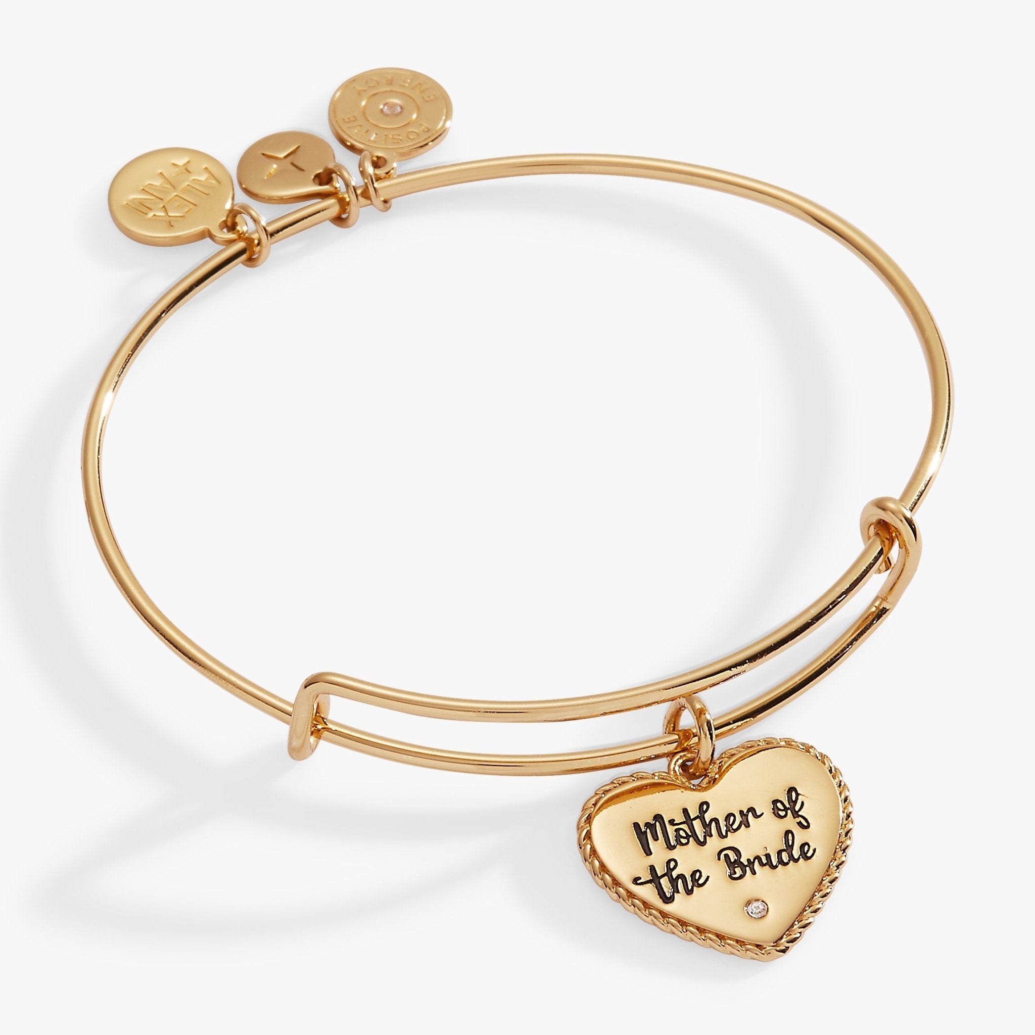 Mother of the Bride Heart Bangle by ALEX AND ANI at Shirley Shoppe