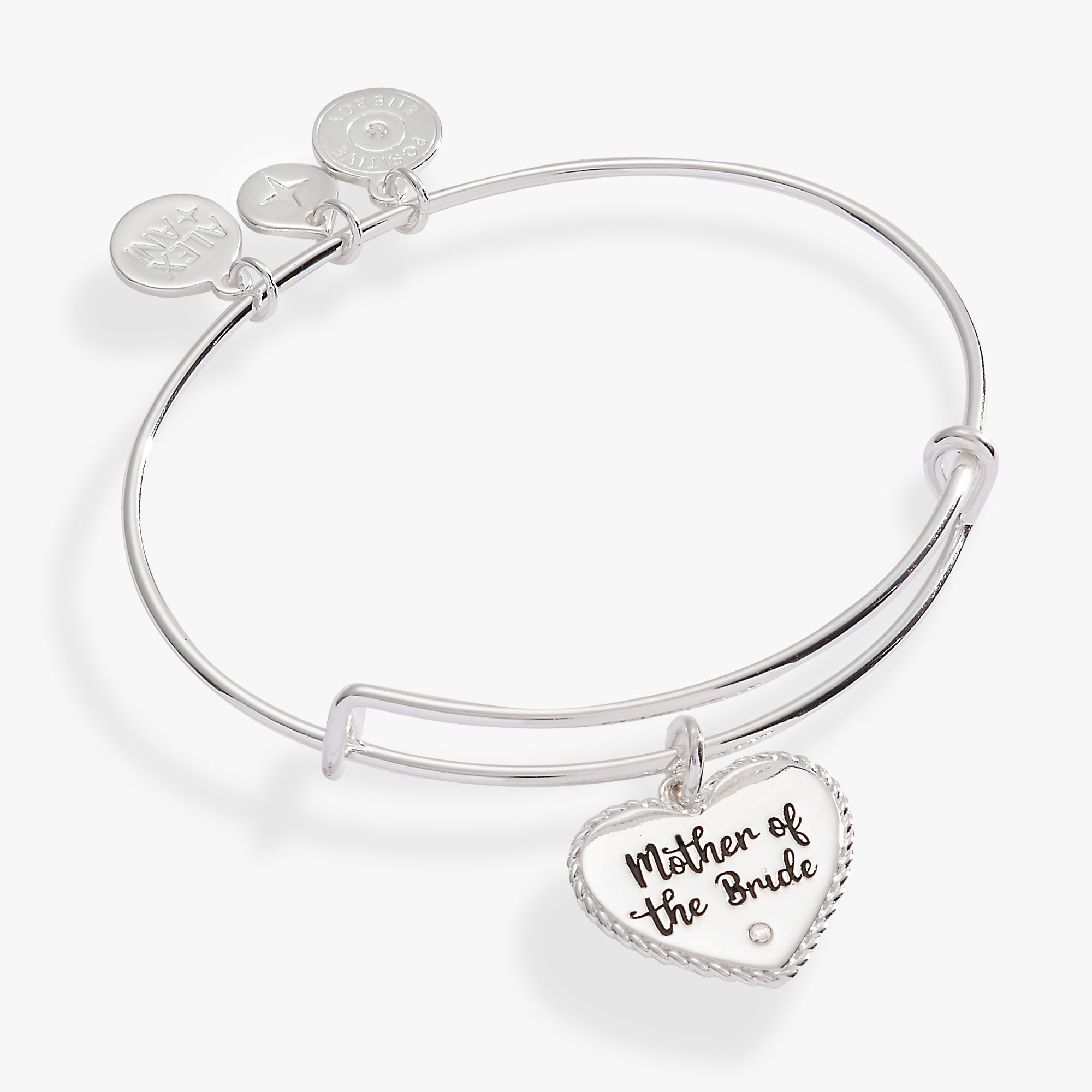 Mother of the Bride Heart Bangle by ALEX AND ANI at Shirley Shoppe