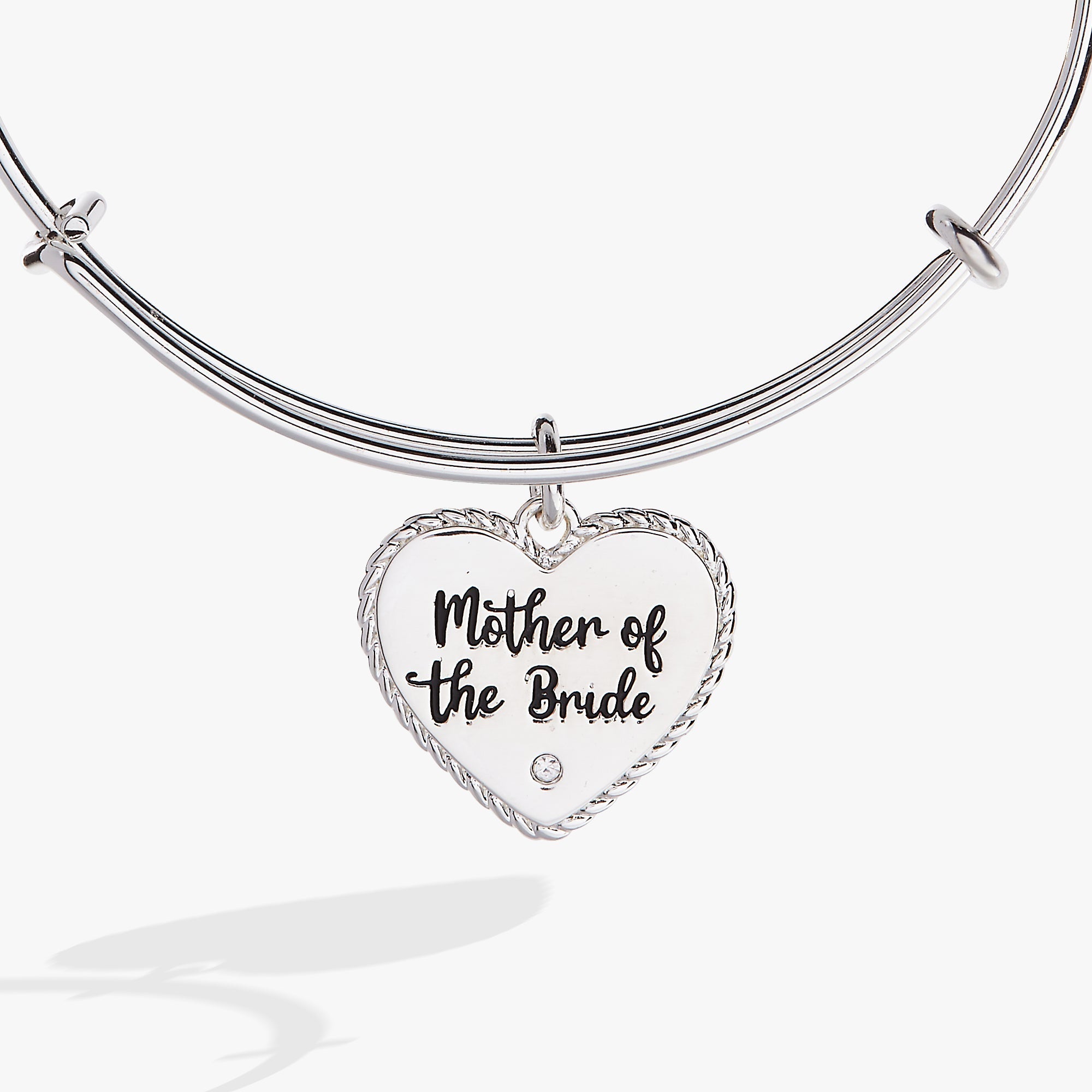 Mother of the Bride Heart Bangle by ALEX AND ANI at Shirley Shoppe