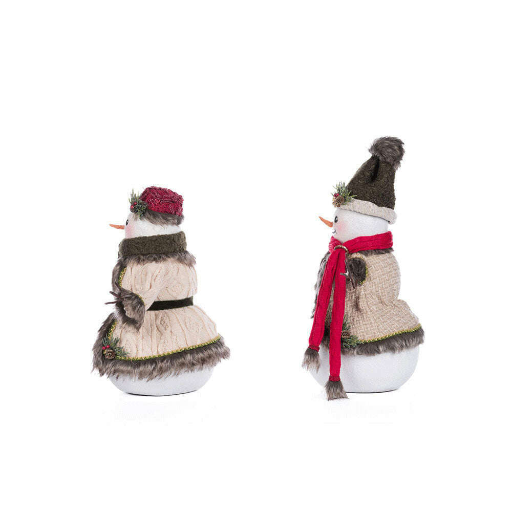Mr. And Mrs. North Country Snowman Assortment of 2 by Katherine's Collection