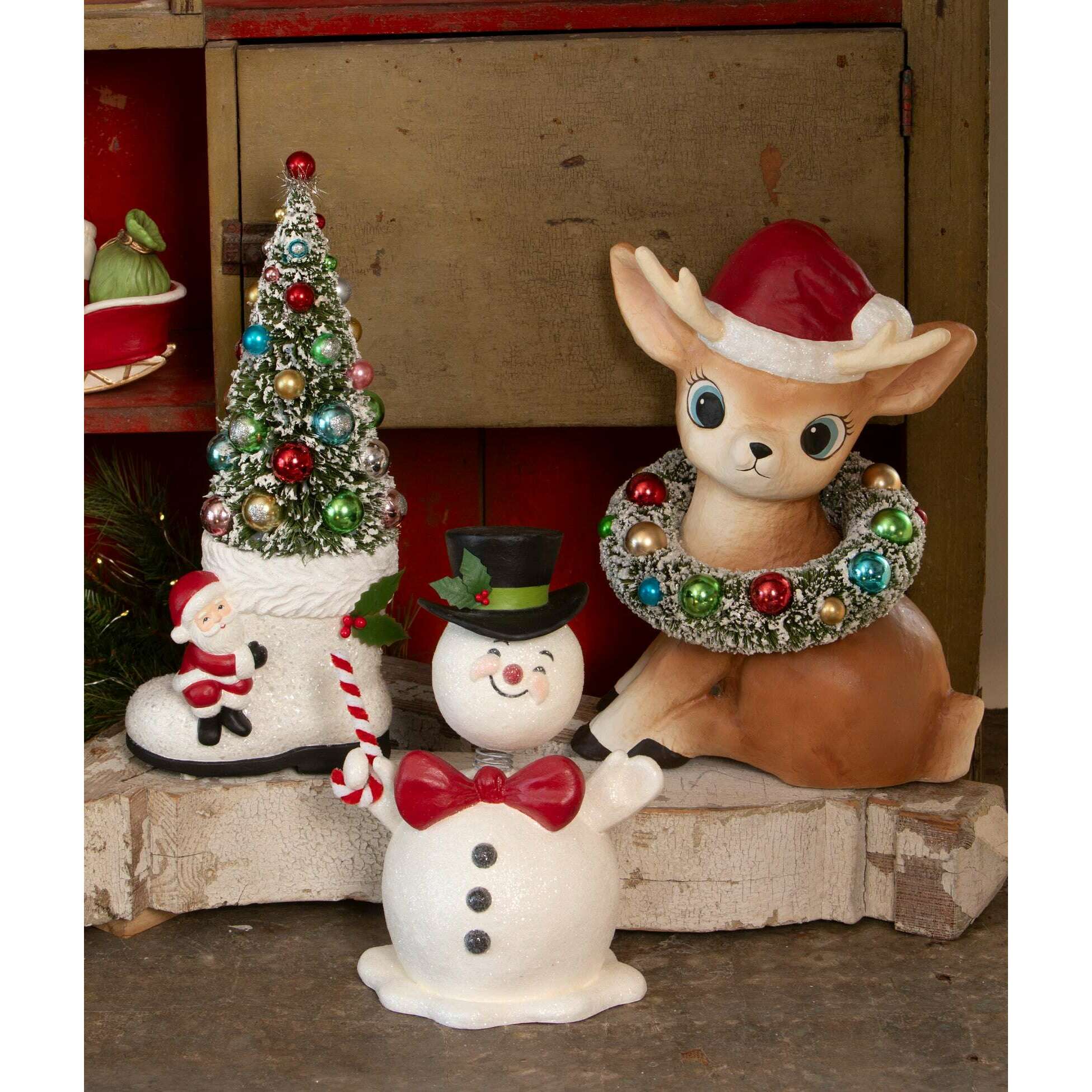 Mr. Jolly Bobble Head | Bethany Lowe | Christmas Decor