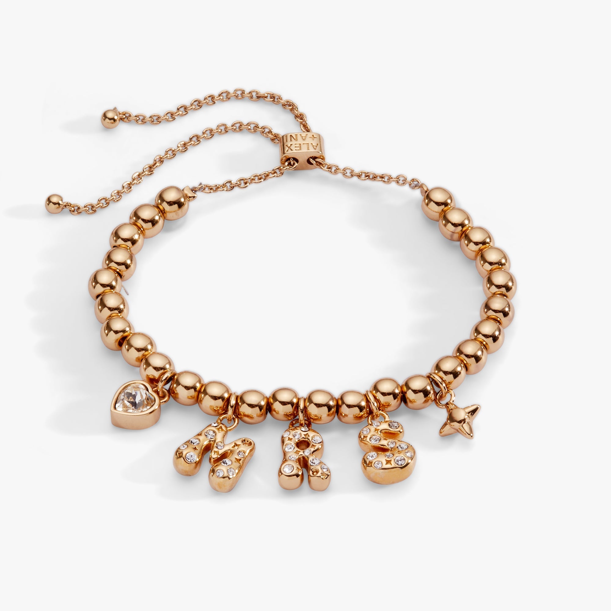 'Mrs" Beaded Bubble Bolo Bracelet by ALEX AND ANI at Shirley Shoppe