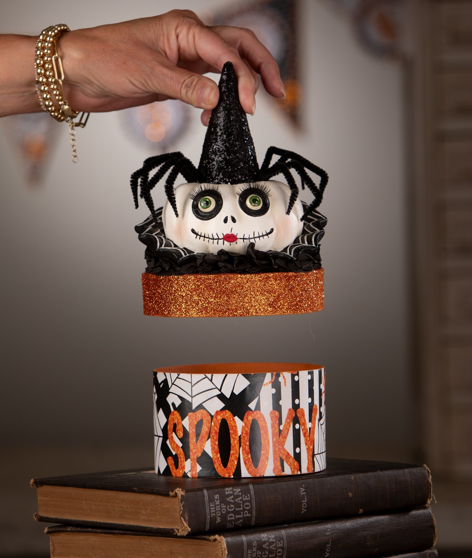 Mrs. Casperita on Box | Halloween Decor | Bethany Lowe by Quirks! at Shirley Shoppe