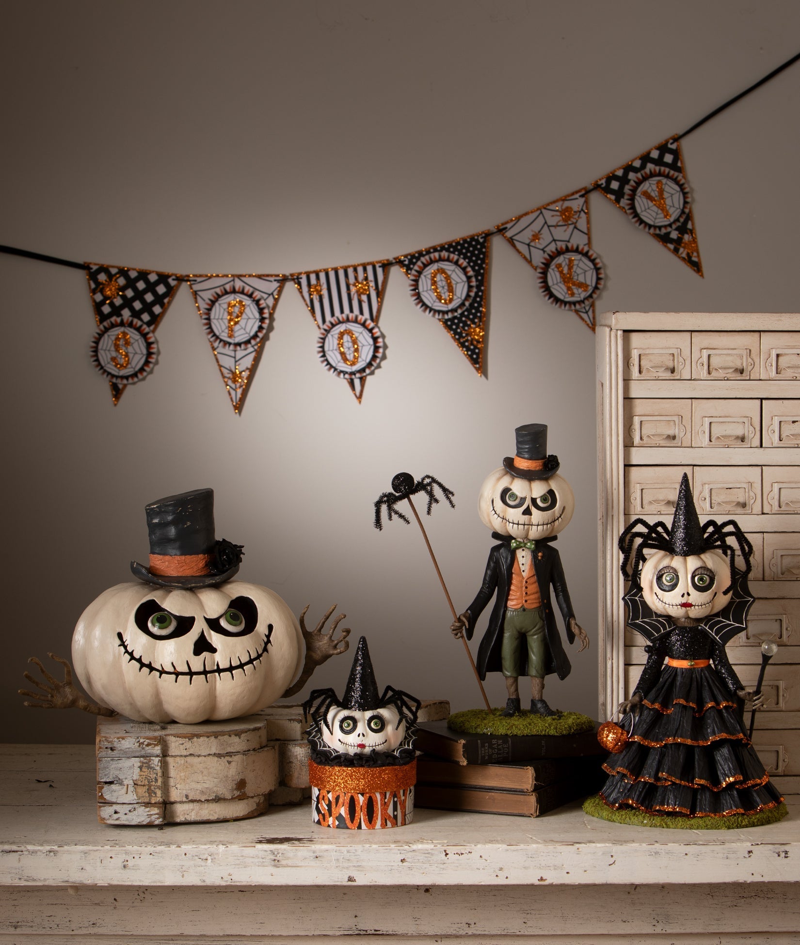 Mrs. Casperita on Box | Halloween Decor | Bethany Lowe by Quirks! at Shirley Shoppe