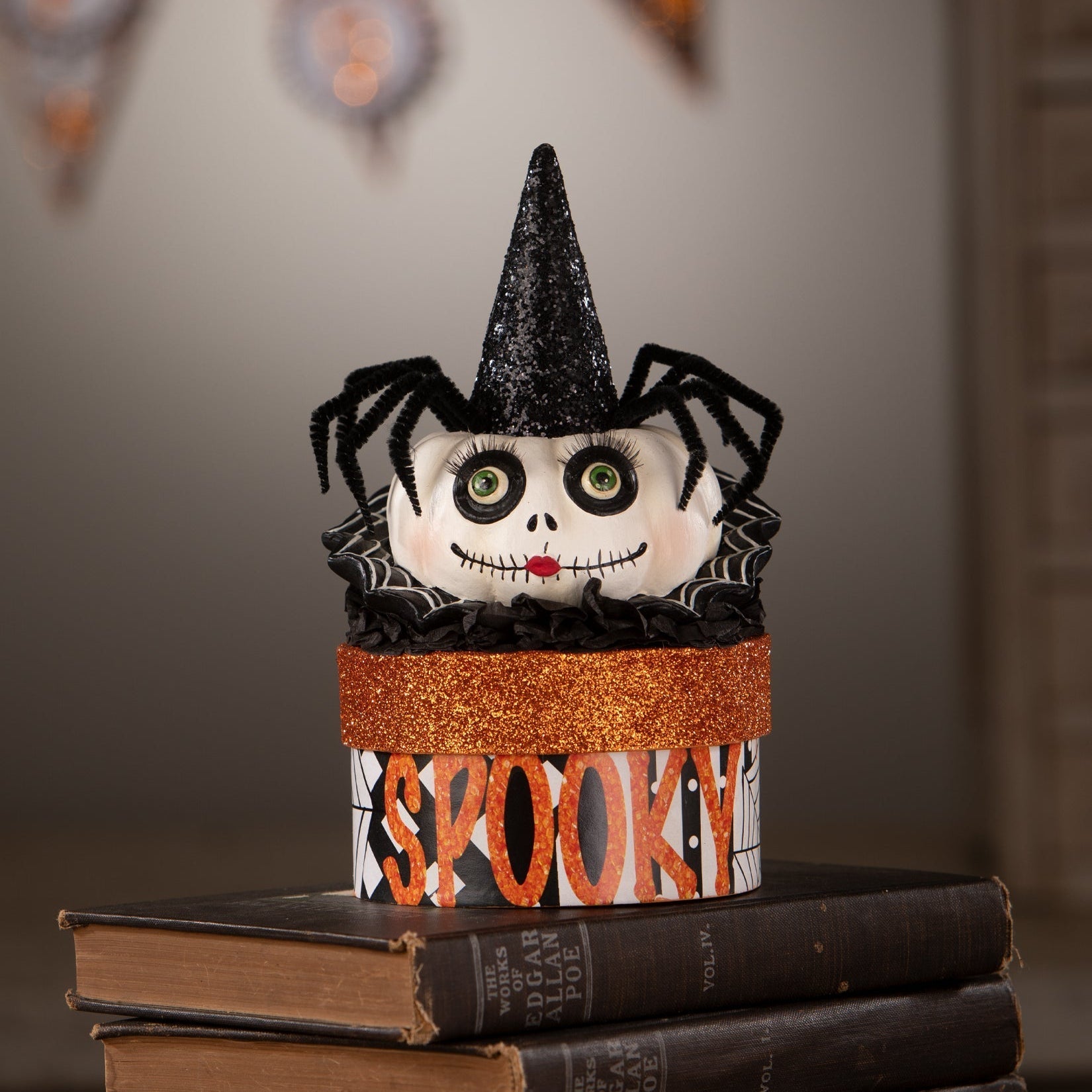Mrs. Casperita on Box | Halloween Decor | Bethany Lowe by Quirks! at Shirley Shoppe