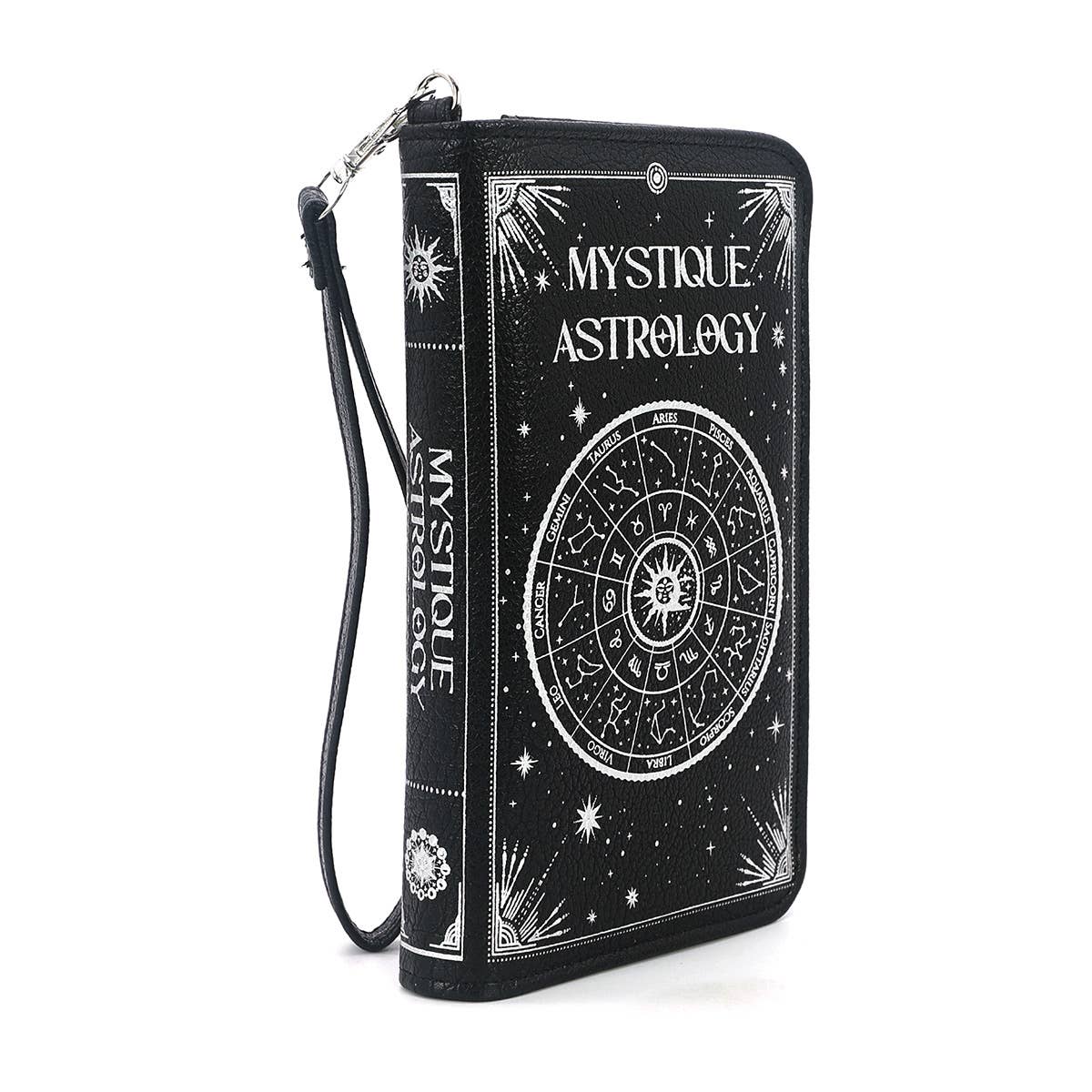 Mystique Astrology Wristlet Wallet in Vinyl by Quirks! at Shirley Shoppe