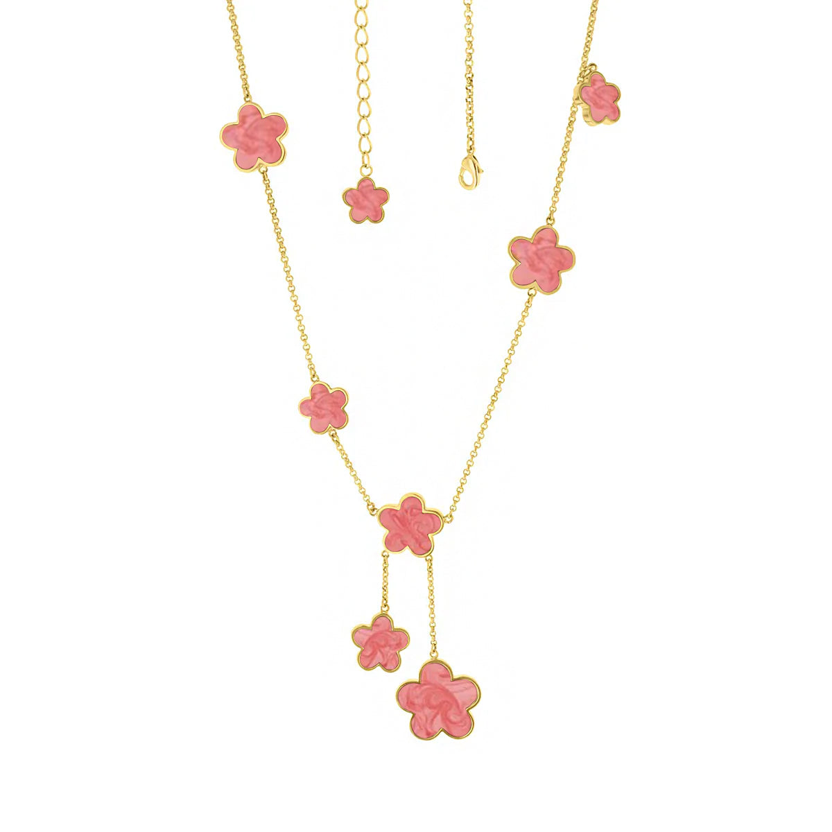Daisy Love Necklace — Flower Y-Drop
