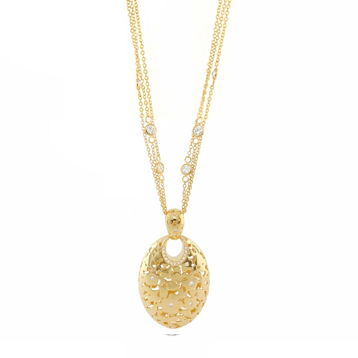 Flowers by Orly Pendant — Openwork Oval