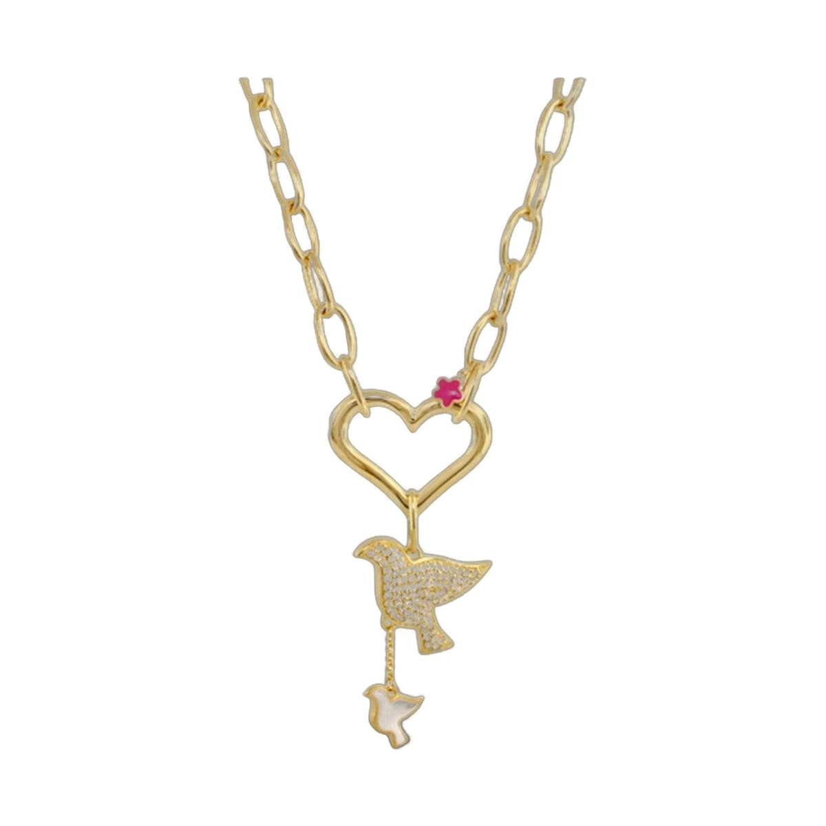 Peace and Dove Necklace