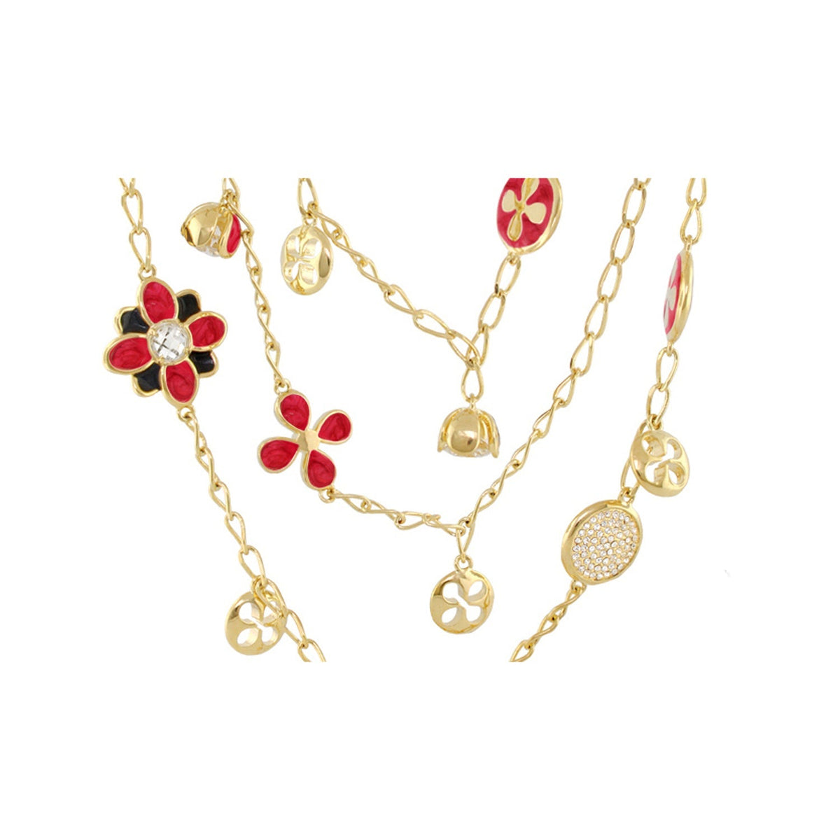 Beautiful Blossom Multi Chain Necklace