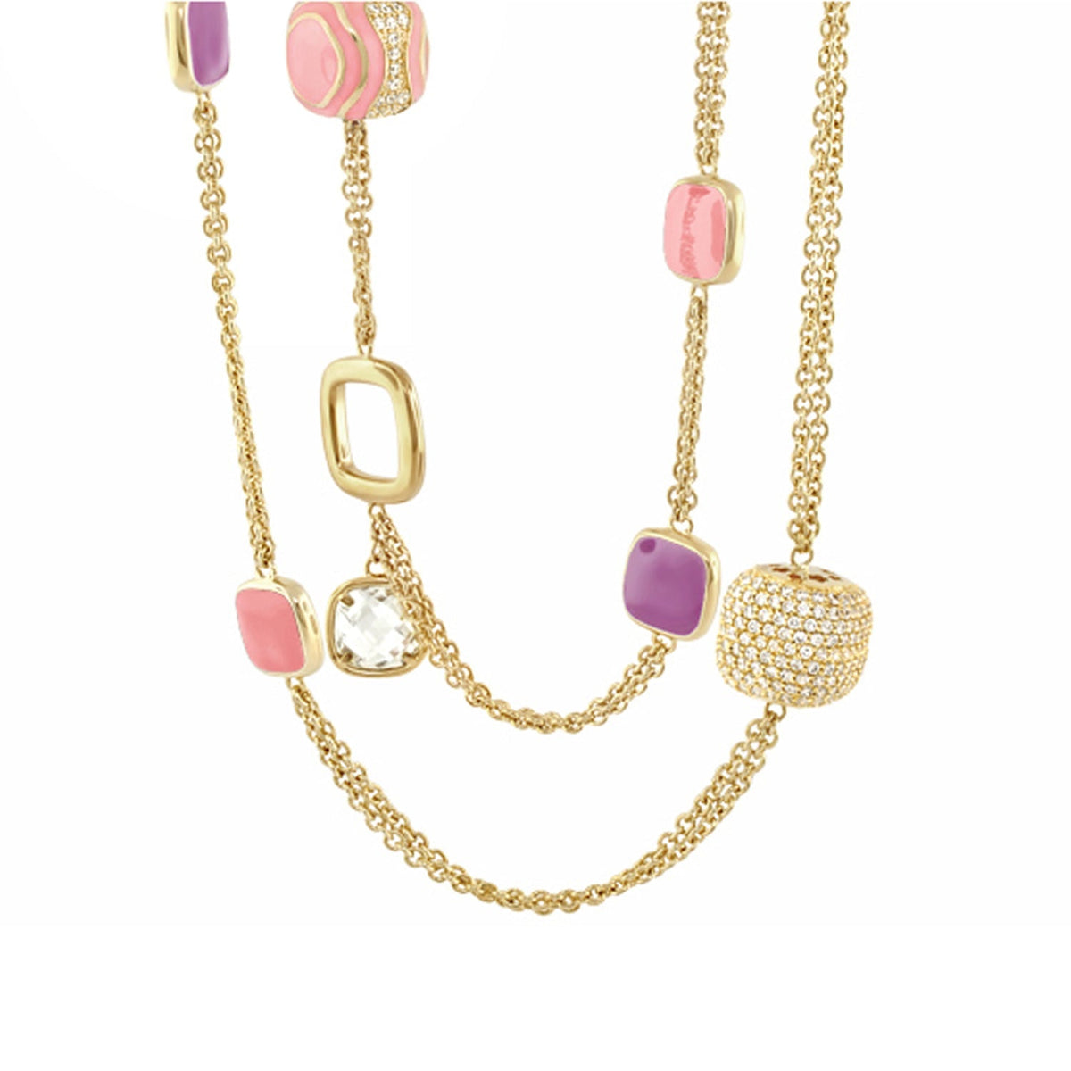 Curvy Swirls Necklace