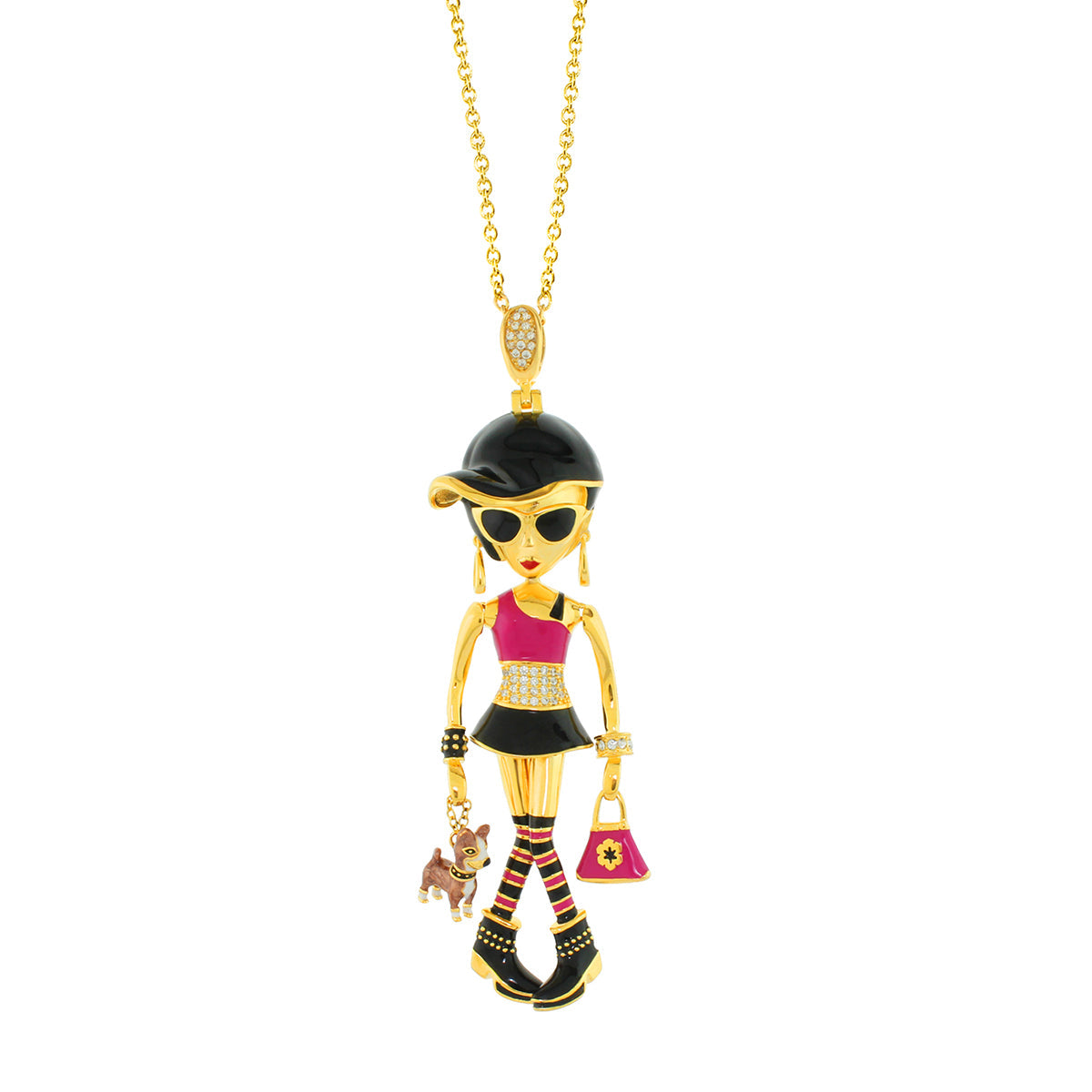 Uptown Girls Pendant Necklace