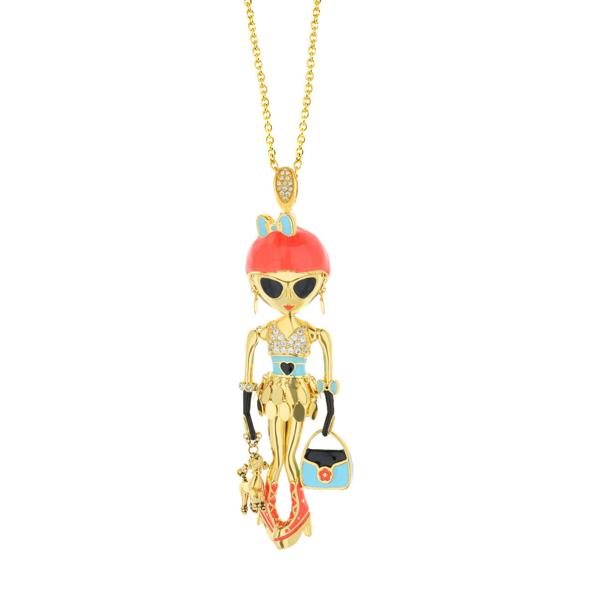 Uptown Girls Pendant Necklace