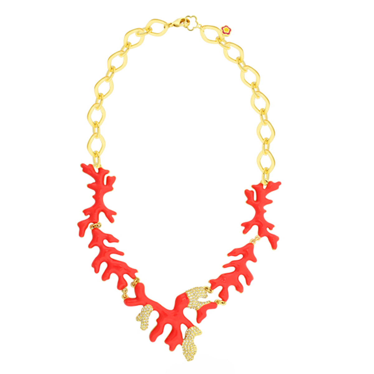 Pretty Little Things Coral Necklace