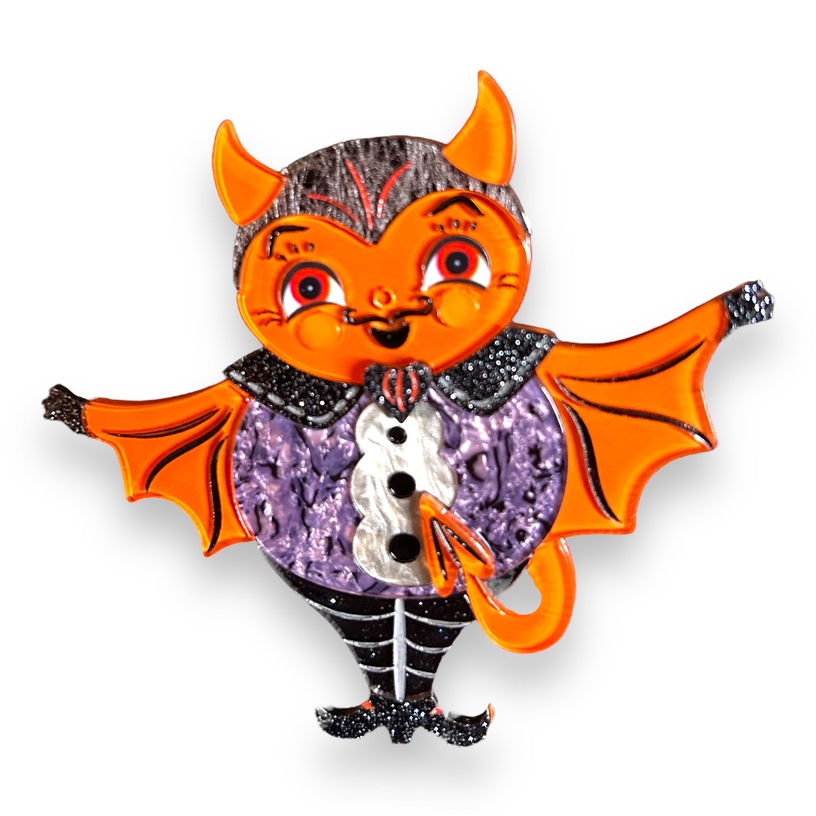 Naughty Nash Brooch by Lipstick & Chrome x Johanna Parker by Quirks! at Shirley Shoppe
