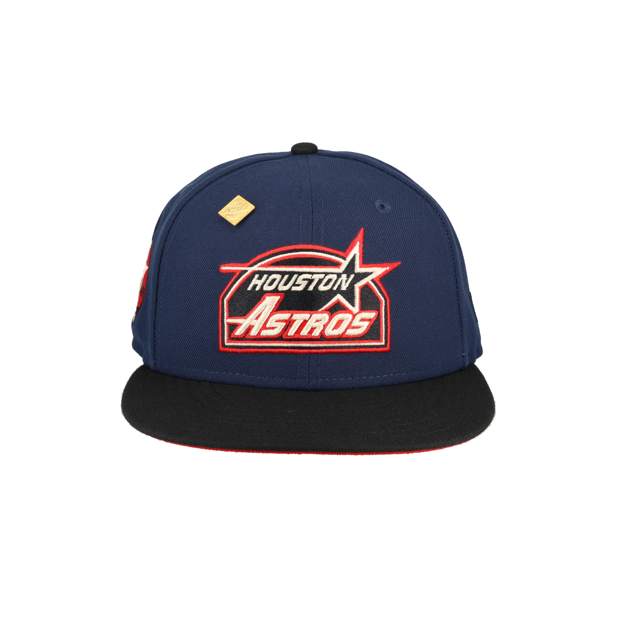 Houston Astros Midnight Crimson Collection 35 Great Years Fitted Hat