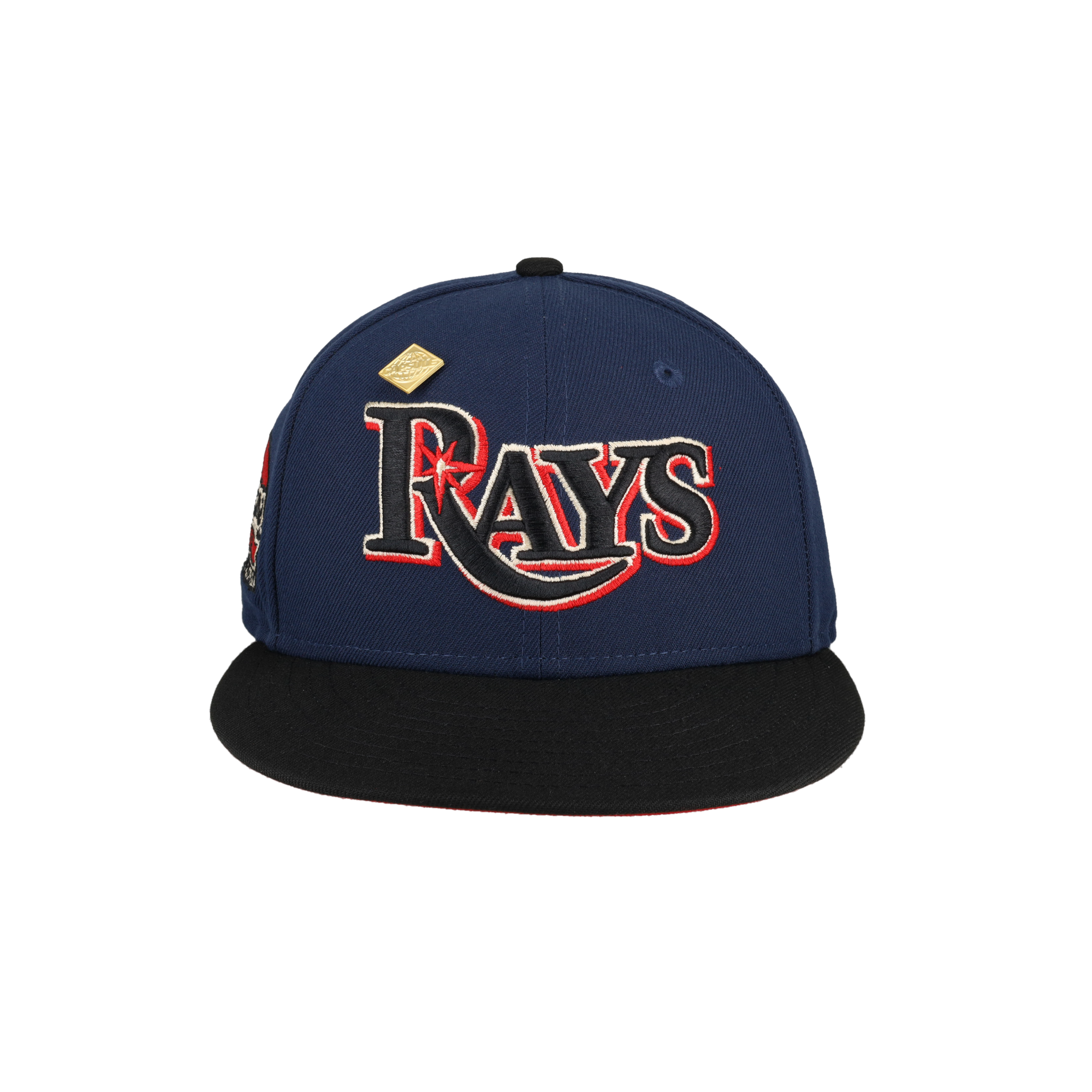 Tampa Bay Rays Midnight Crimson Collection Tropicana Field Fitted Hat