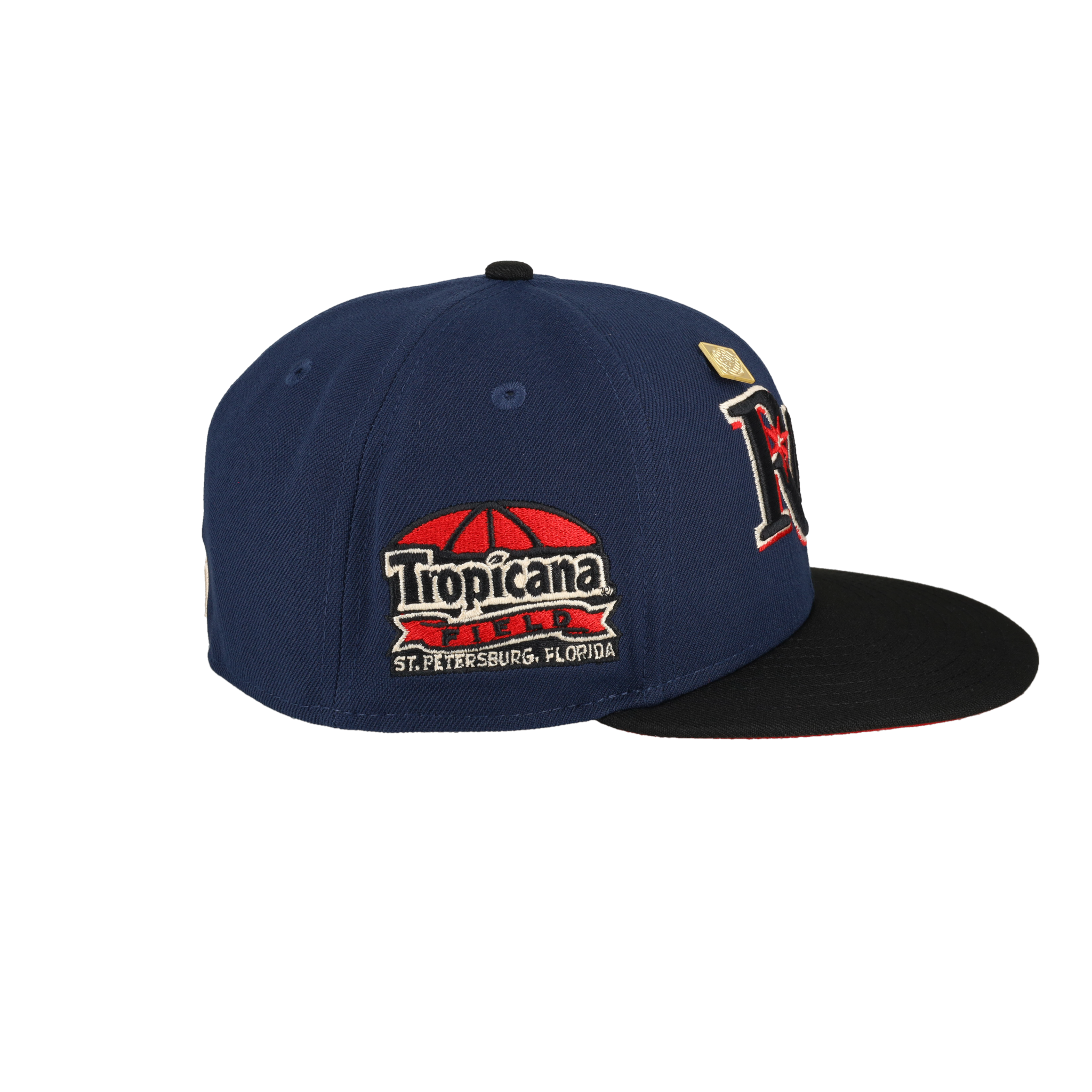 Tampa Bay Rays Midnight Crimson Collection Tropicana Field Fitted Hat