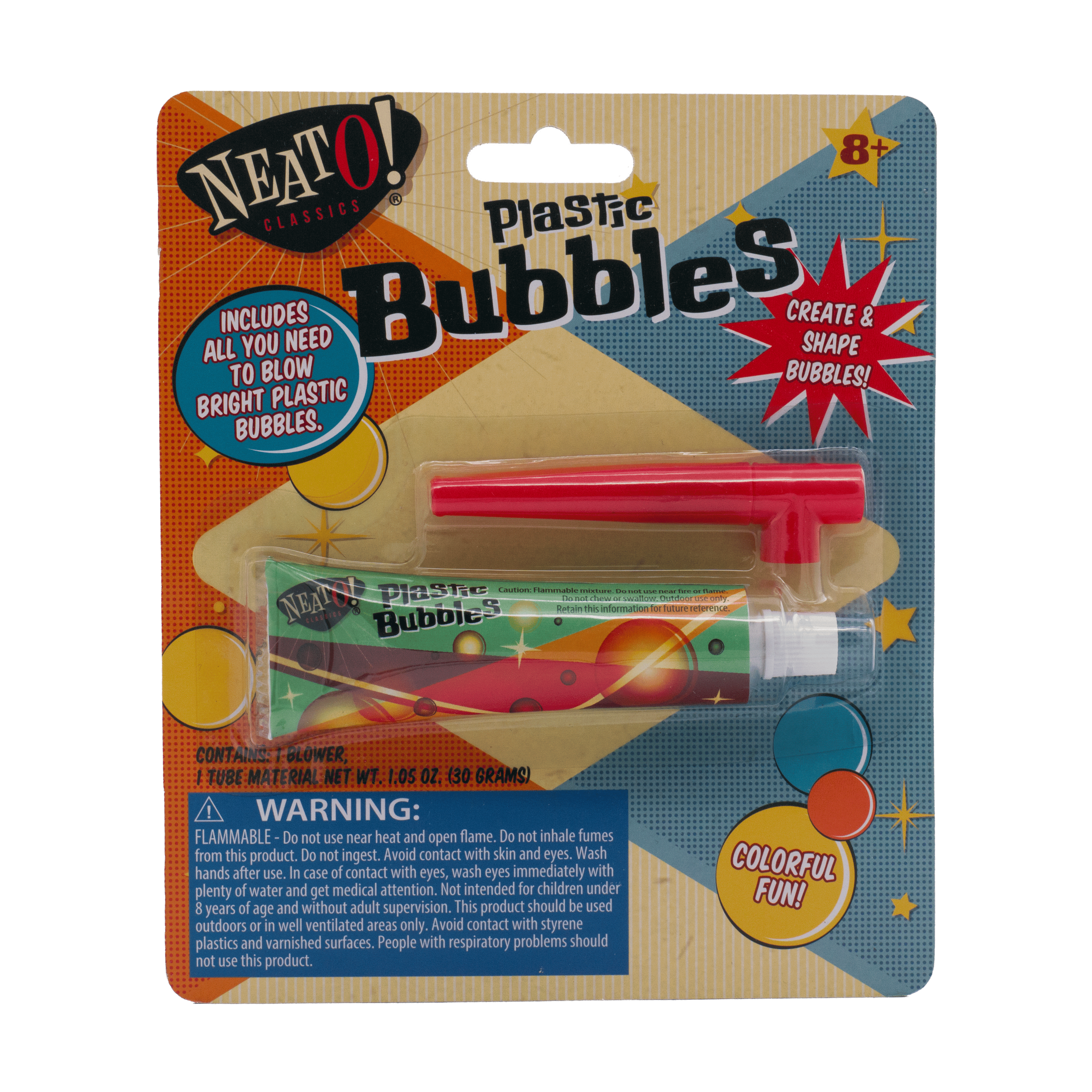 Neato! Plastic Bubbles Retro Classic