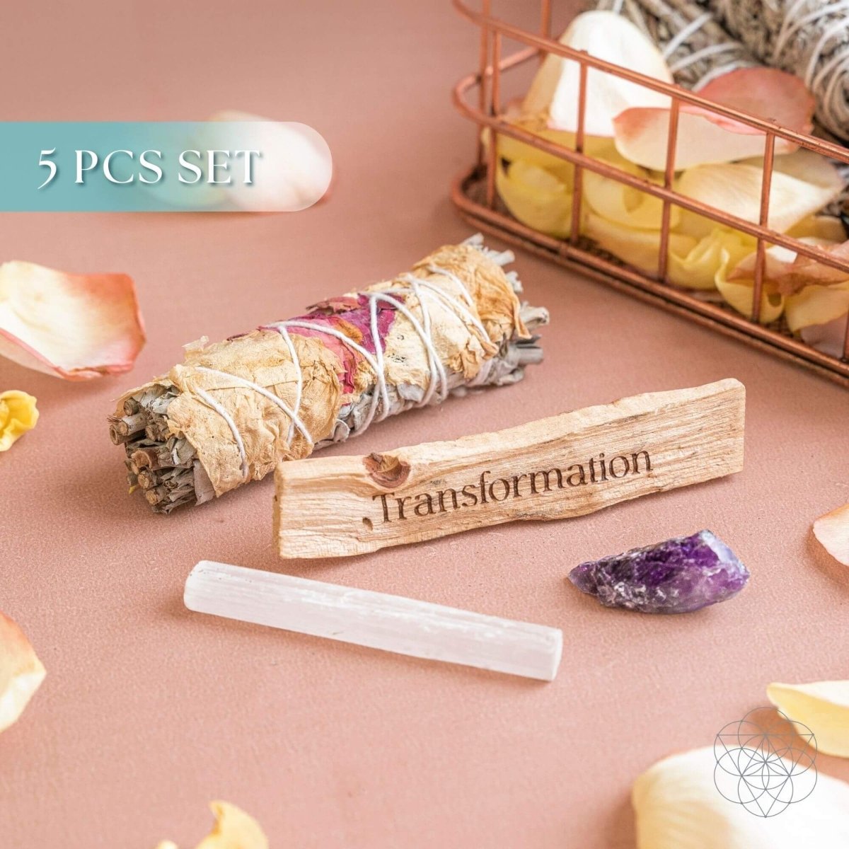 New Beginnings - Transformation Smudge Kit (5 Pieces) by Conscious Items at Shirley Shoppe