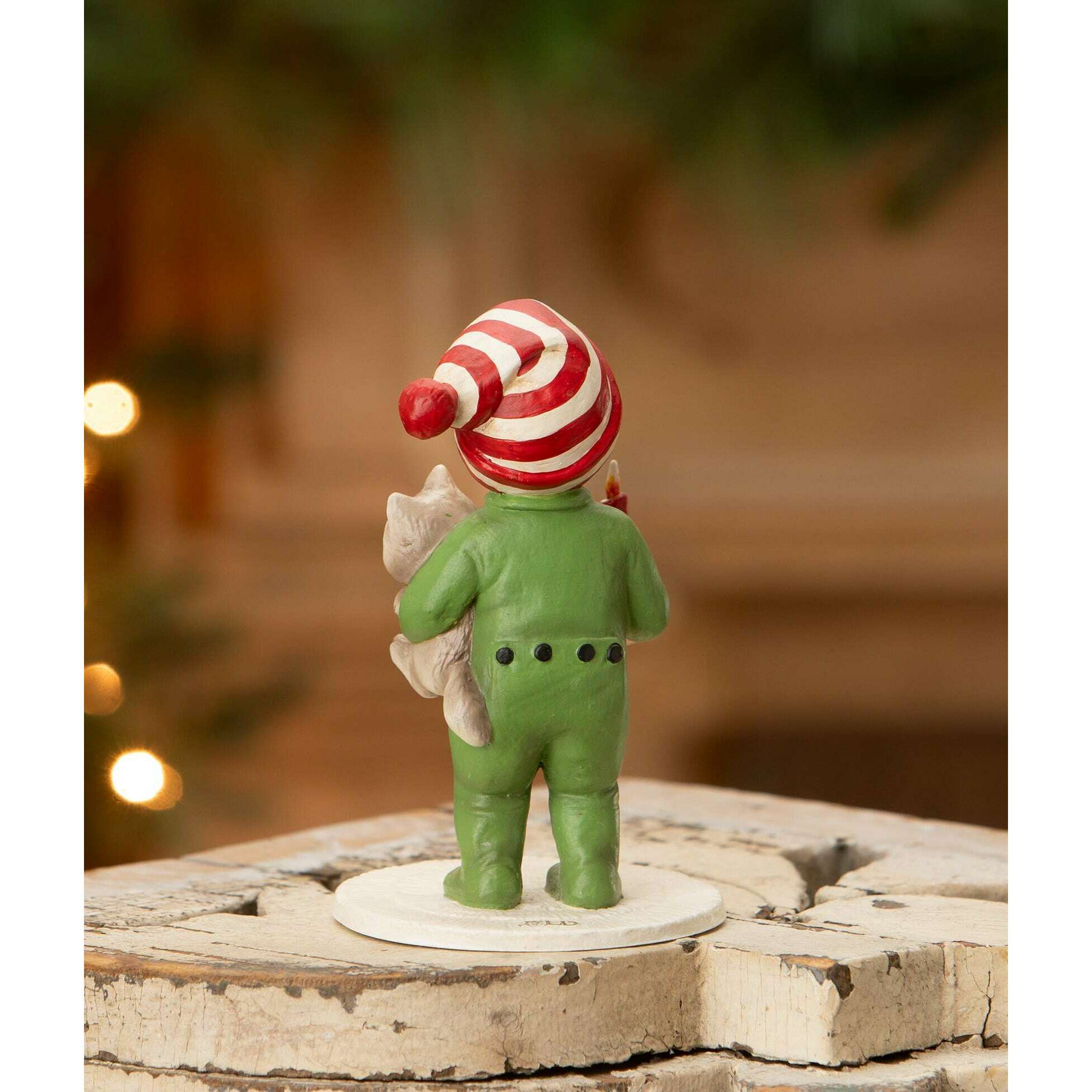 Noah with Cat | Christmas Decor | Bethany Lowe