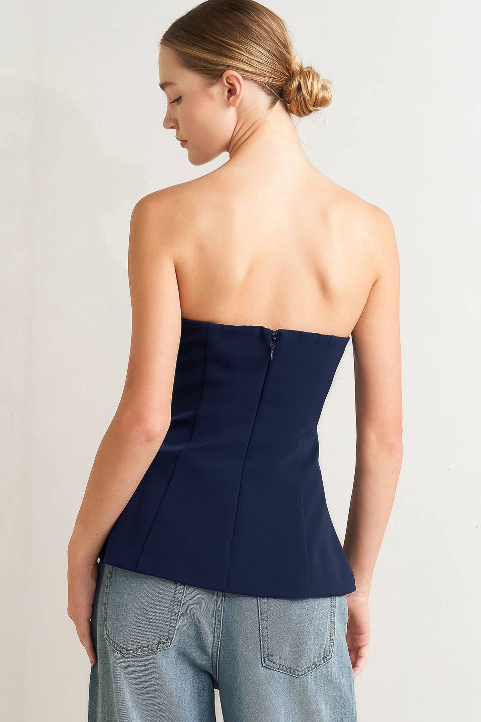 NOIR CONTOUR WOVEN TOP by Flying Tomato at Shirley Shoppe
