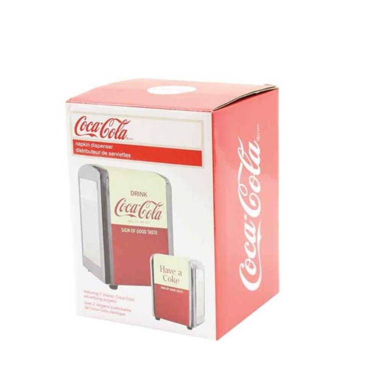 Nostalgic Coca - Cola Half Size Napkin Dispenser by Quirks! at Shirley Shoppe