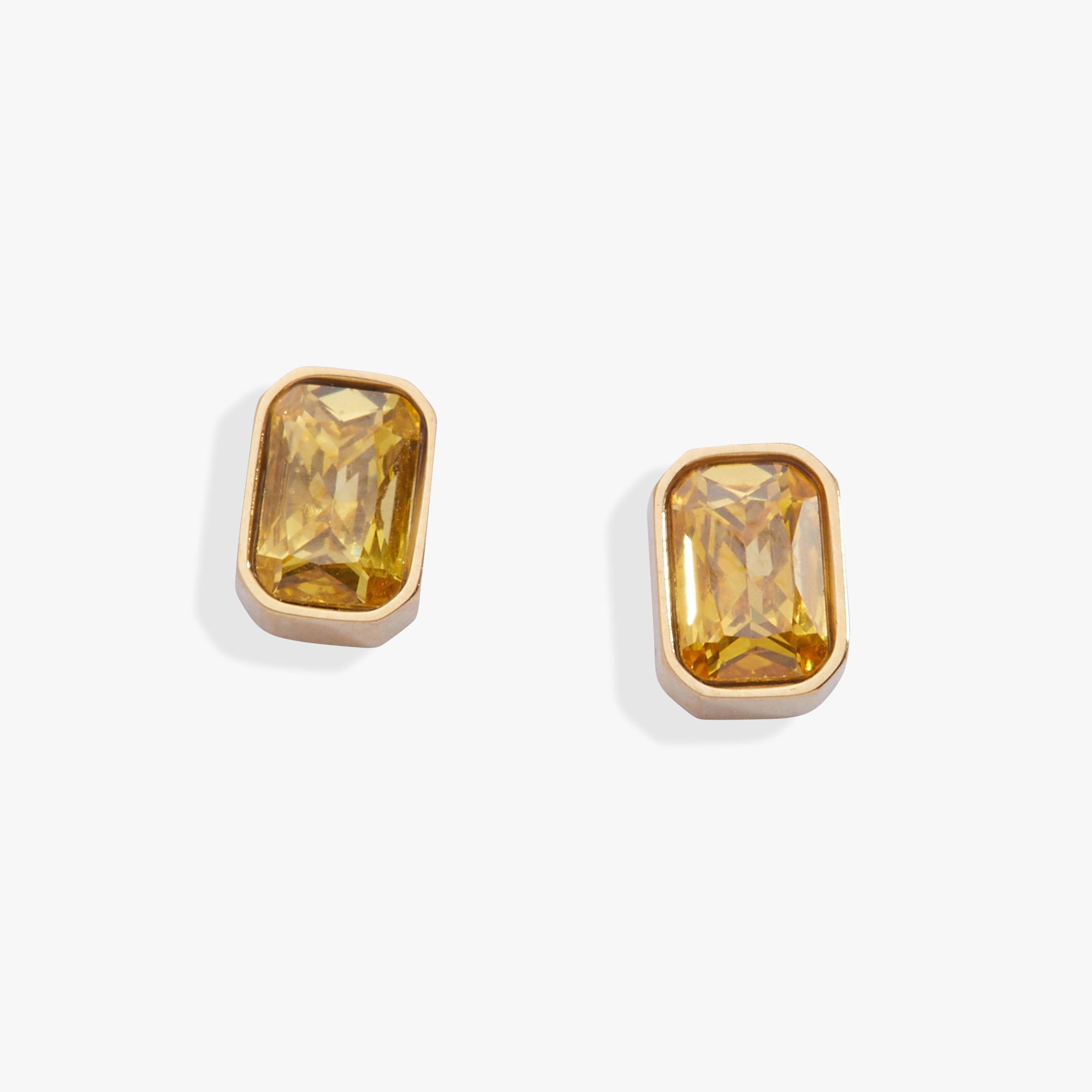 November Emerald - Cut Birthstone Stud Earrings by ALEX AND ANI at Shirley Shoppe