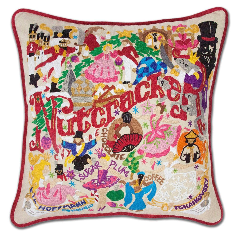 Nutcracker Hand - Embroidered Pillow by Quirks! at Shirley Shoppe