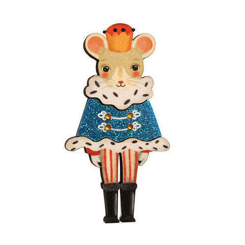 Nutcracker Mouse King Brooch by Laliblue