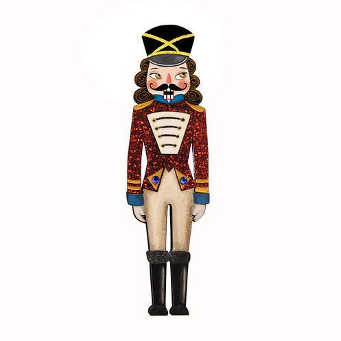 Nutcracker Soldier Brooch by Laliblue by Quirks! at Shirley Shoppe