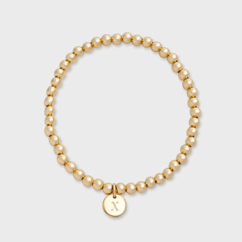 old english initial juno bracelet (4mm) by Cuffed by Nano LLC at Shirley Shoppe