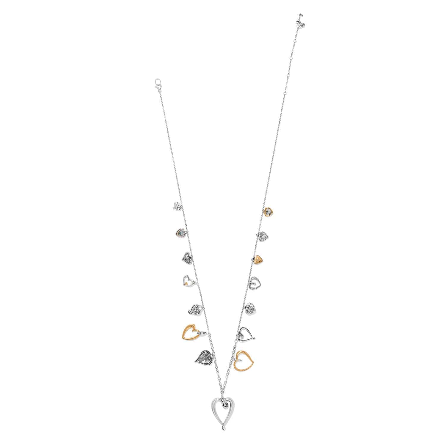 One Heart Large Long Necklace