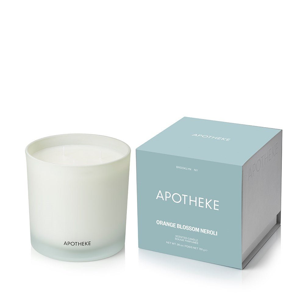 Orange Blossom Neroli 3-Wick Candle by APOTHEKE at Shirley Shoppe