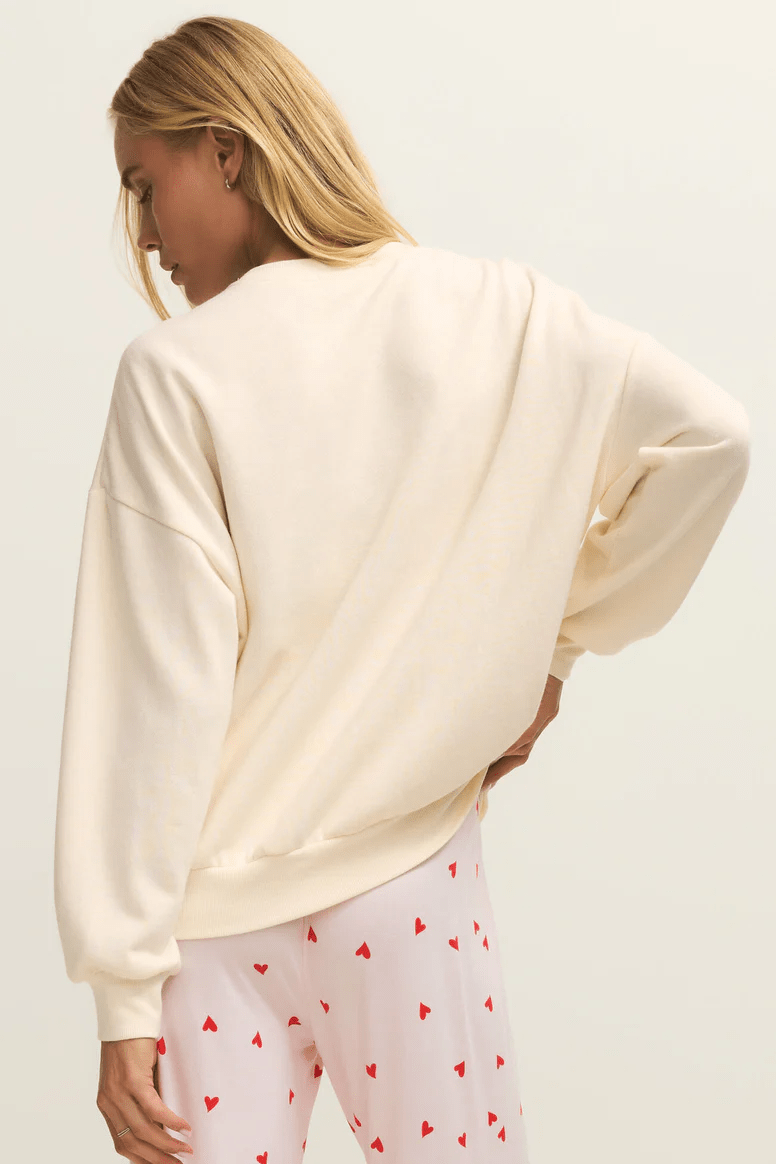 Oversized Lover Sweatshirt by z supply at Shirley Shoppe