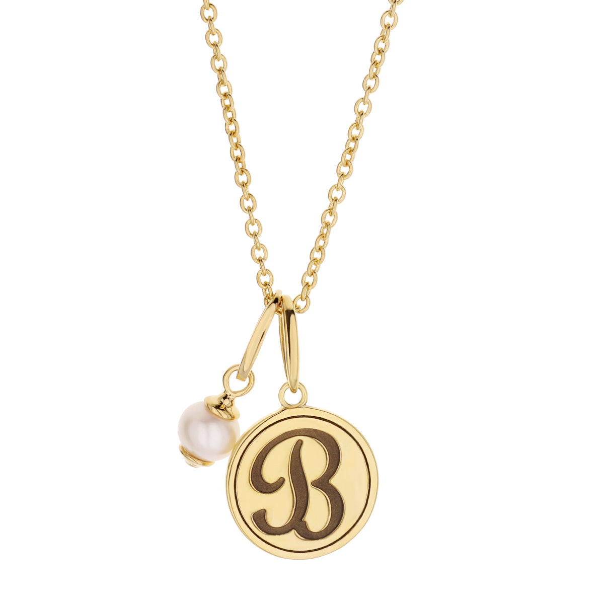 Initial T Necklace