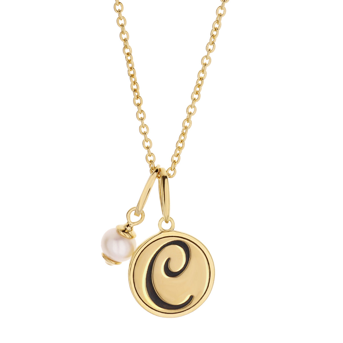 Initial T Necklace