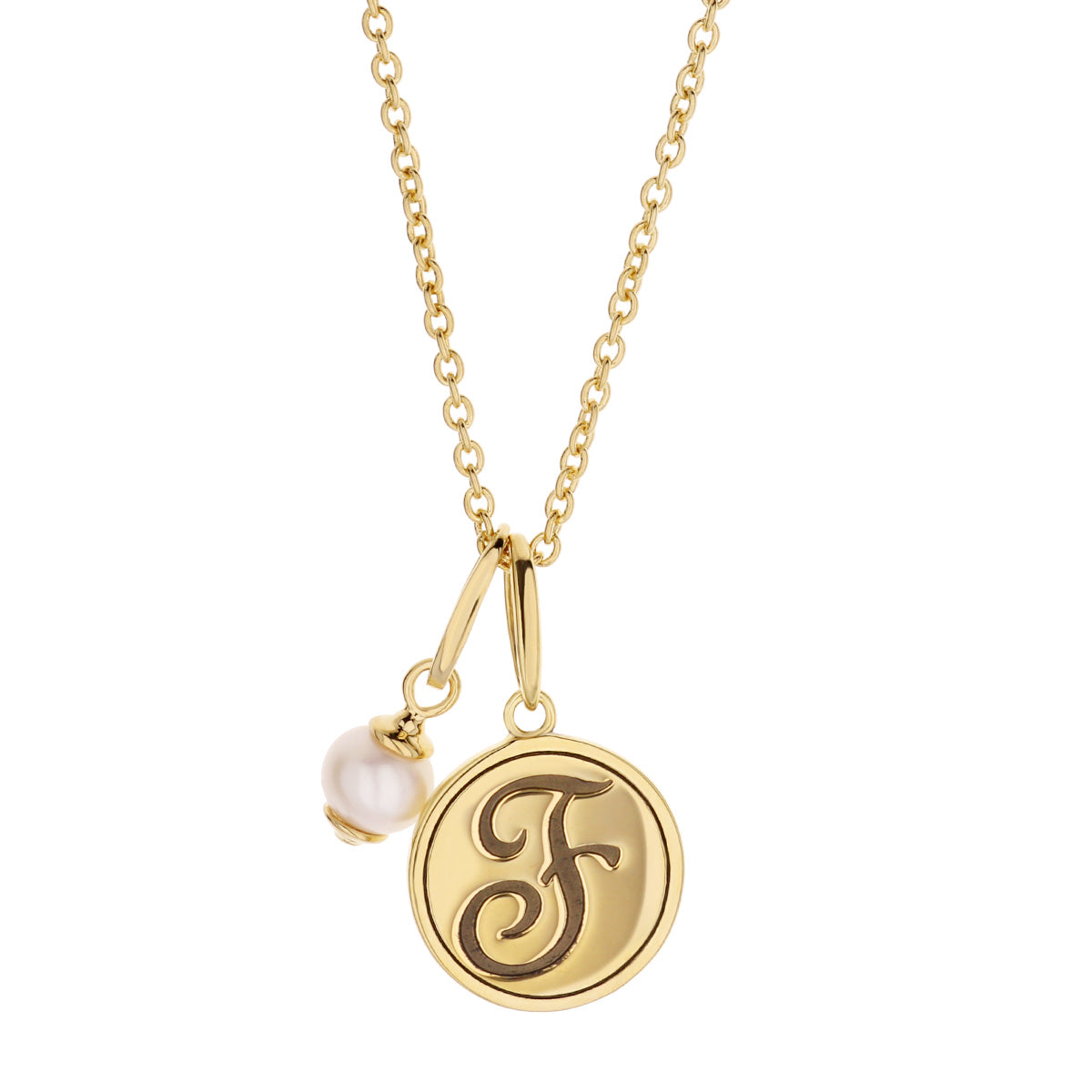 Initial T Necklace