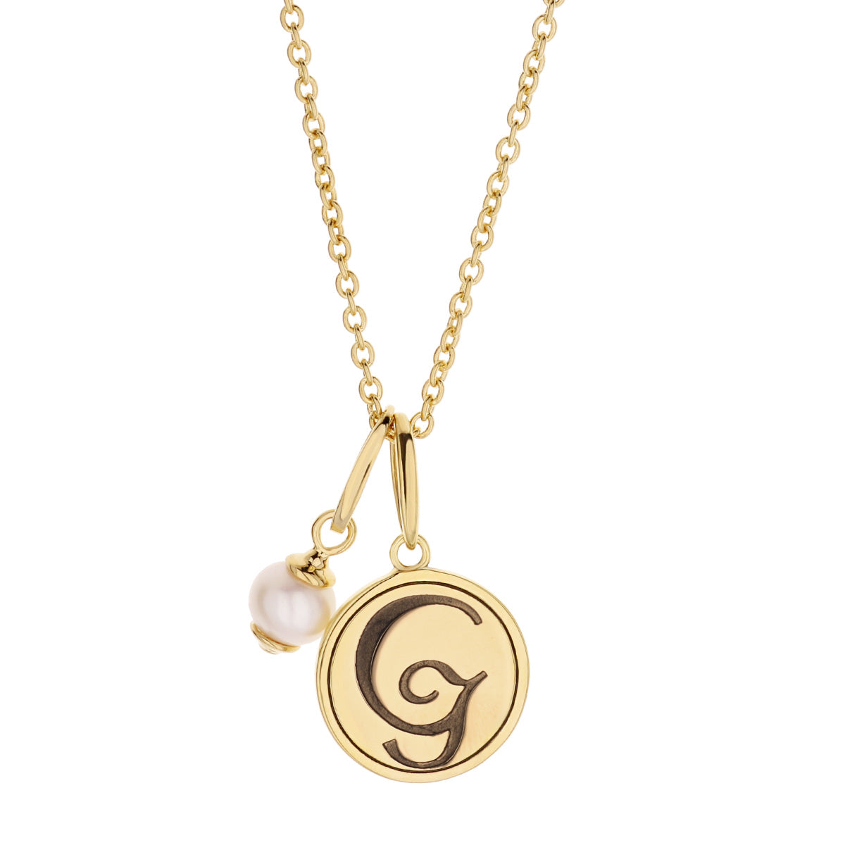 Initial T Necklace