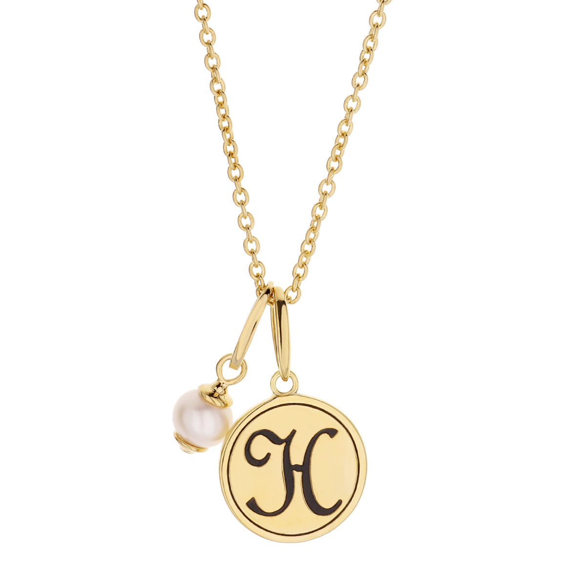 Initial T Necklace