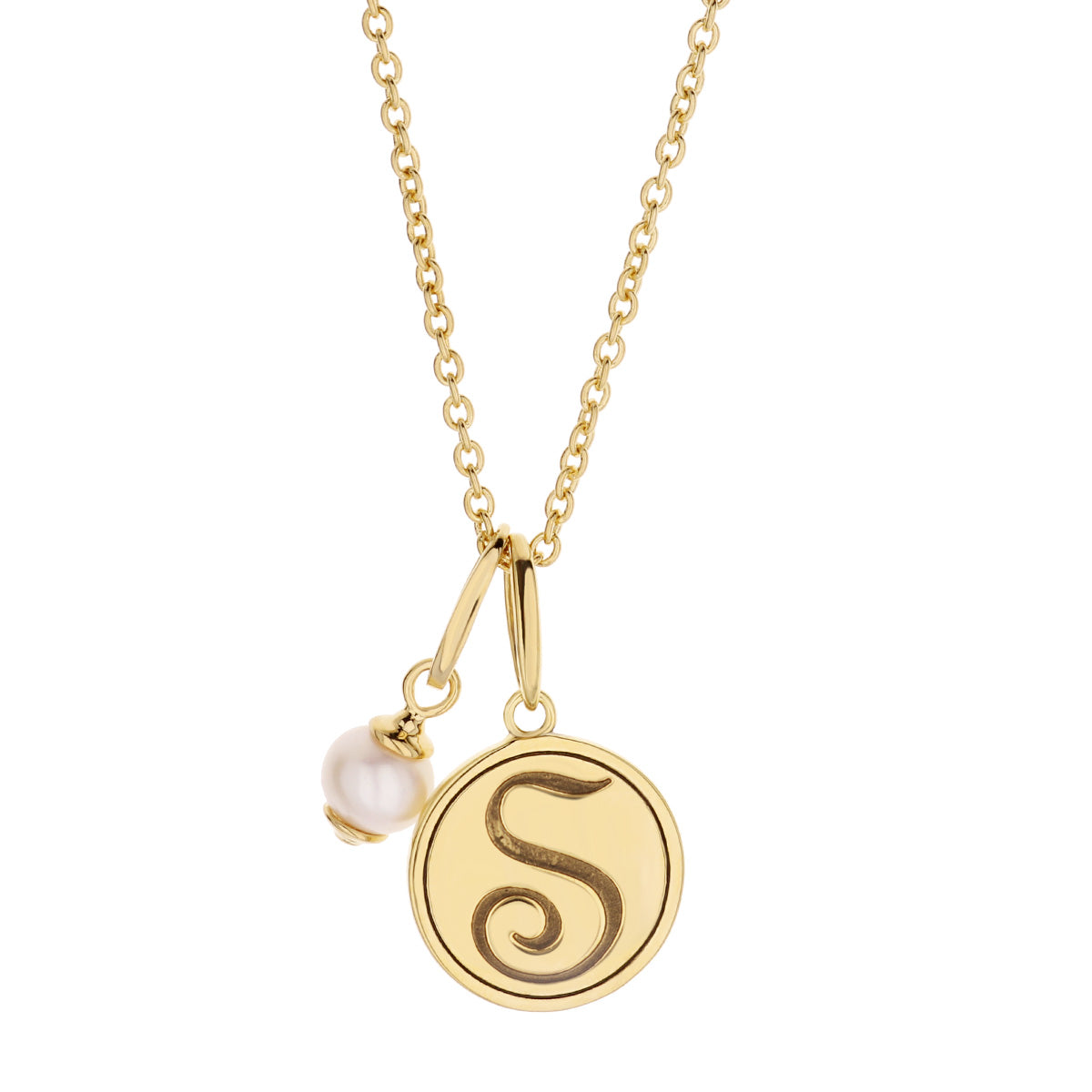 Initial T Necklace