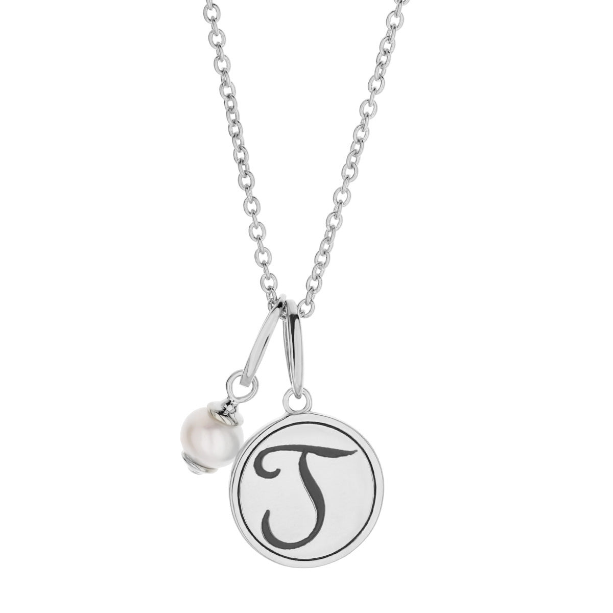 Initial T Necklace