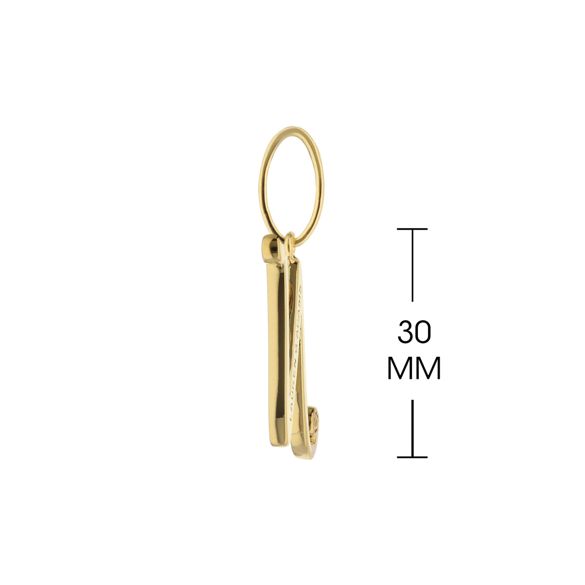 Lolo Initial Pendant — Script Letter