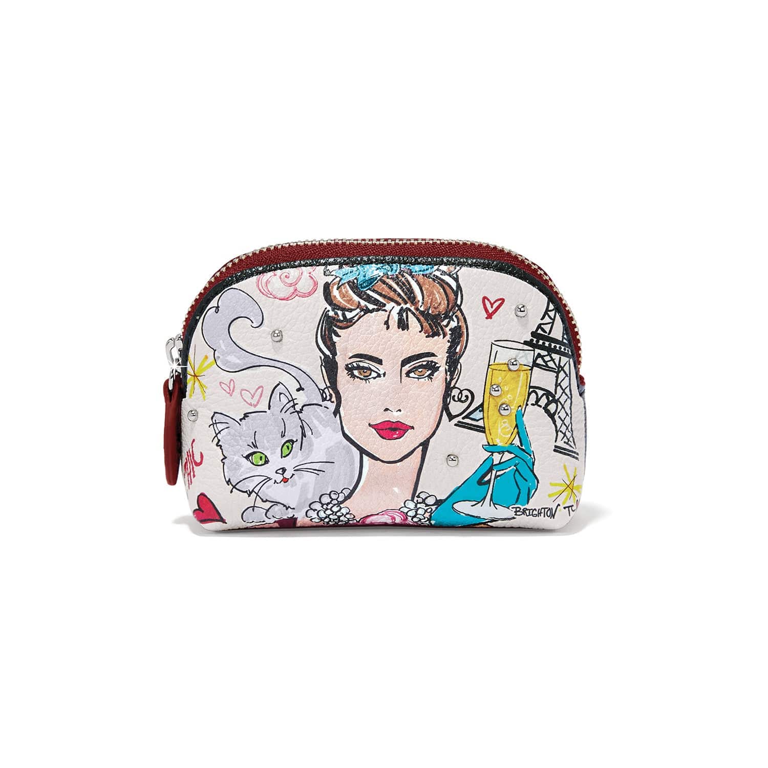 Paris Blooms Mini Coin Purse
