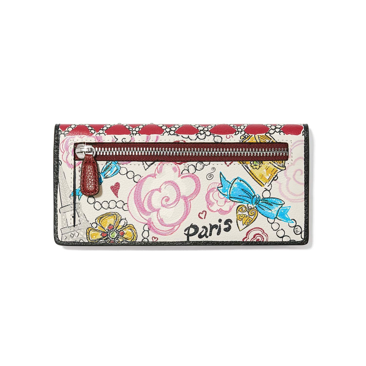 Paris Blooms Slim Wallet